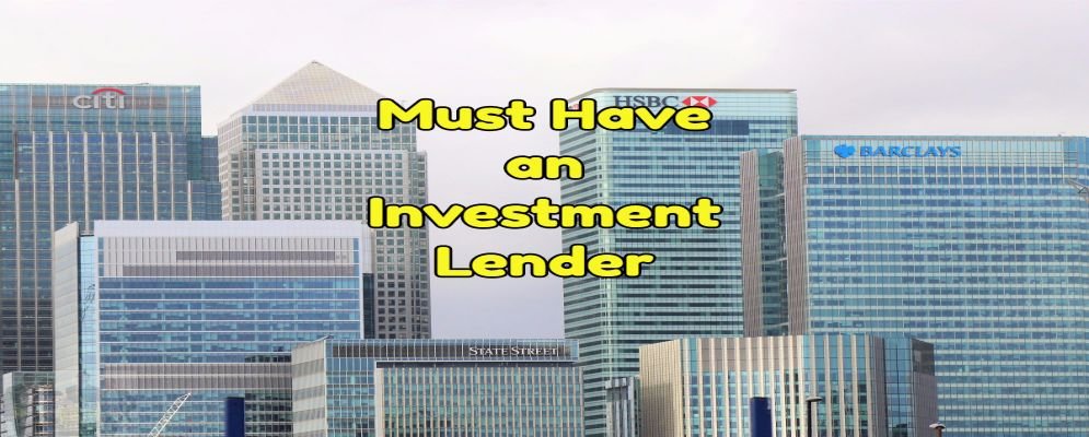 You must find a lender who lend on an investment property